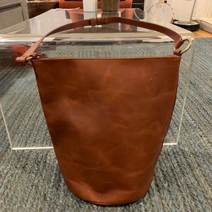 Madewell O-ring leather bucket bag